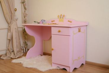 Bureau Enfant Princesse Rose