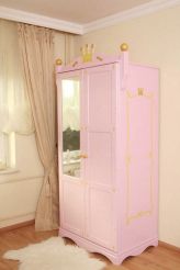 Armoire 2 Portes Princesse Rose